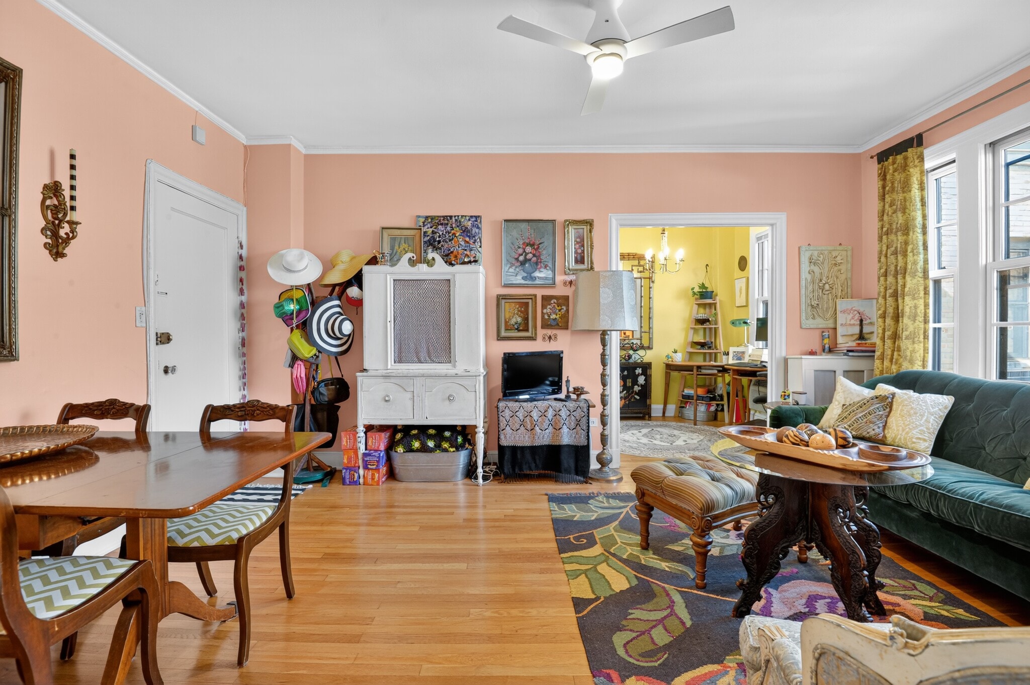 View from hall into main living area - 2032 Belmont Rd NW