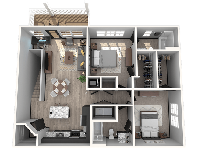 Floorplan - The Towne at Northgate