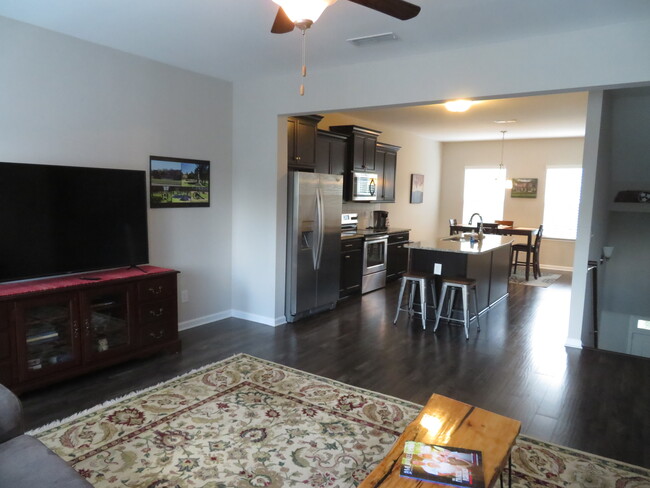 2nd floor, living room, full kitchen and dining room - 2112 Middle Tennessee Blvd