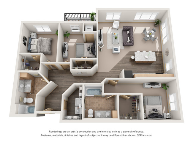 Floorplan - Sundance Apartments