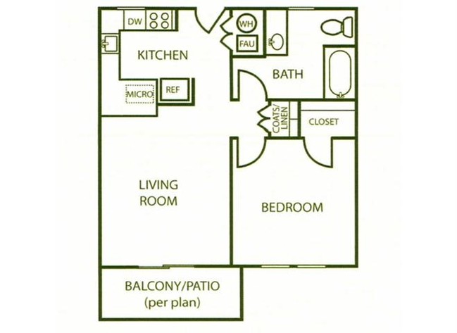 1BR/1BA - Gardens at Ironwood Senior Community for 62+