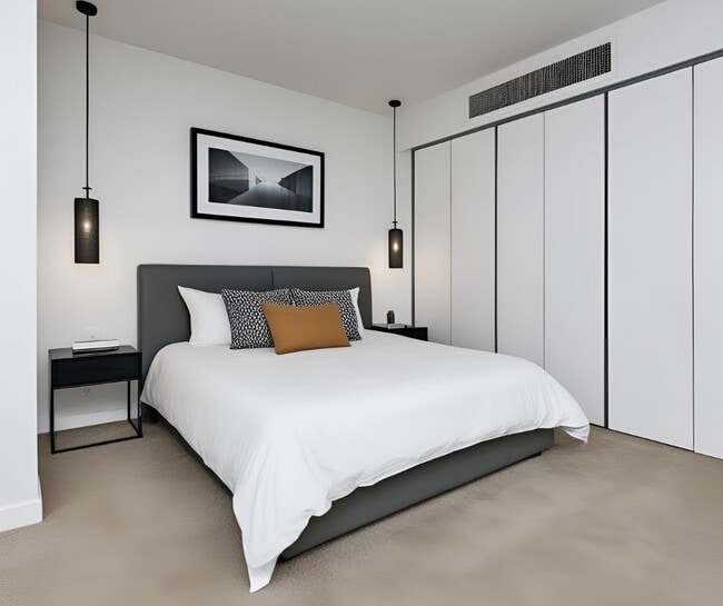 Visualizing the future: a rendering of our apartment after renovation with intended finishes. - Edina Grand Apartments