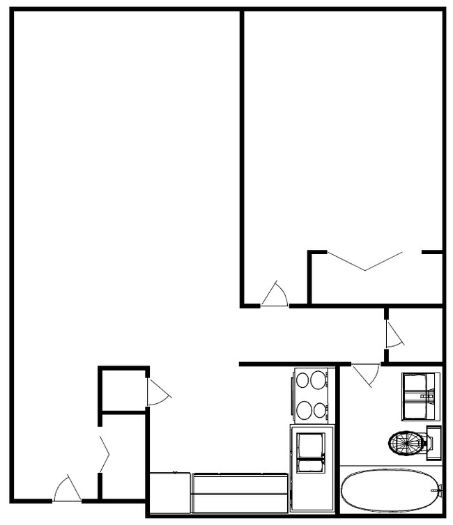 1BR/1BA - Parkside Senior Apartments