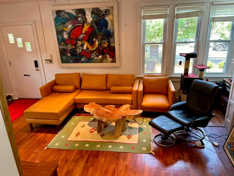 Living Room with Fire Place - 5211 14th St NW