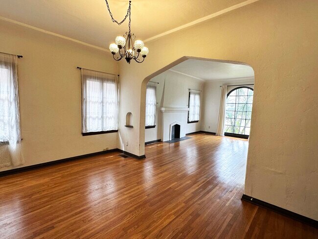 Living Room and Dining Room - 1340 E Harvard St