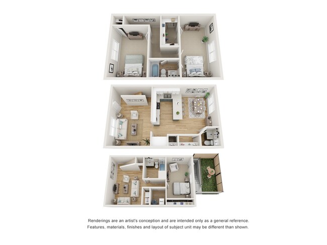 Lake Townhomes_Nextwave_A_3x2_5_TH Combined - Lake Townhomes