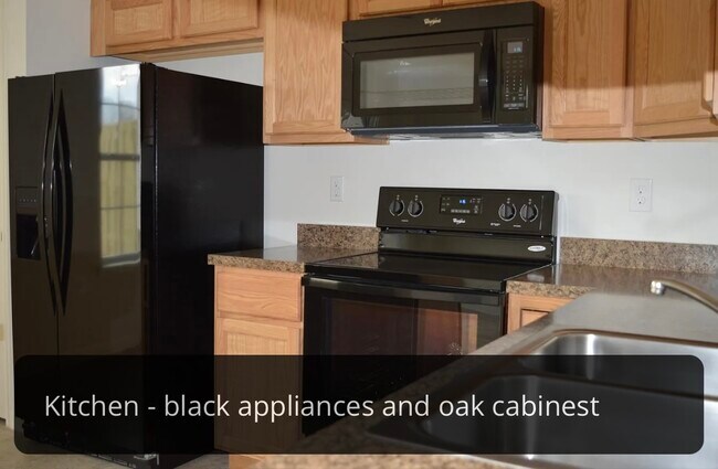 Black kitchen appliances - 70 Fast View Dr