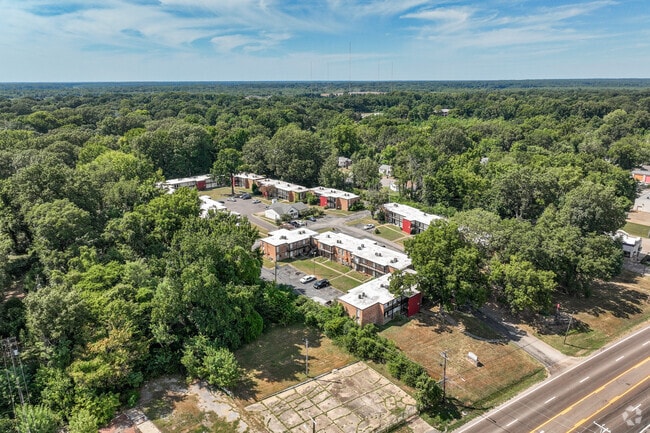 Aerial Photo - North Point Apartments