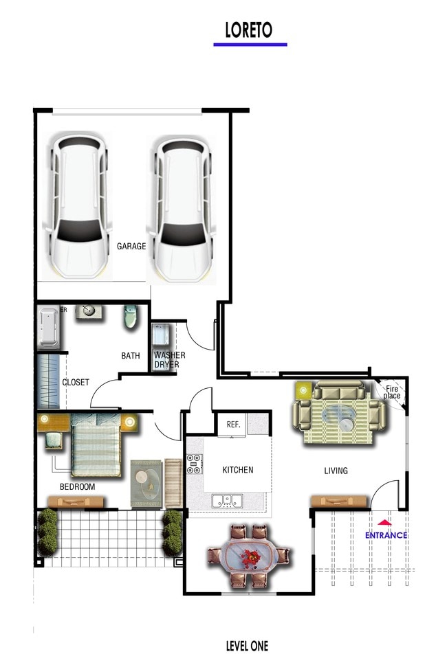Floorplan - Willow Crest Townhome Aparmtents