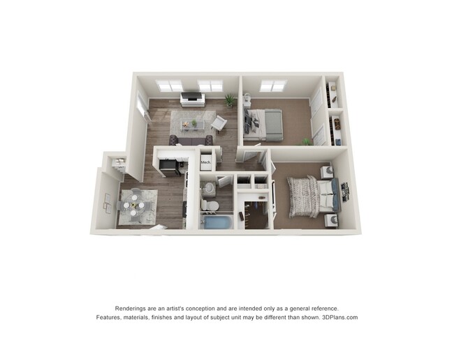 Floorplan - Ridgewood Apartments