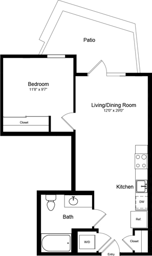 Floorplan - Potrero 1010