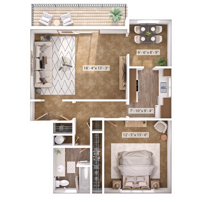 Floorplan - Gold Coast Square Apartments
