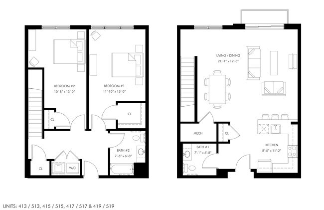 Floorplan - Wall Street Place