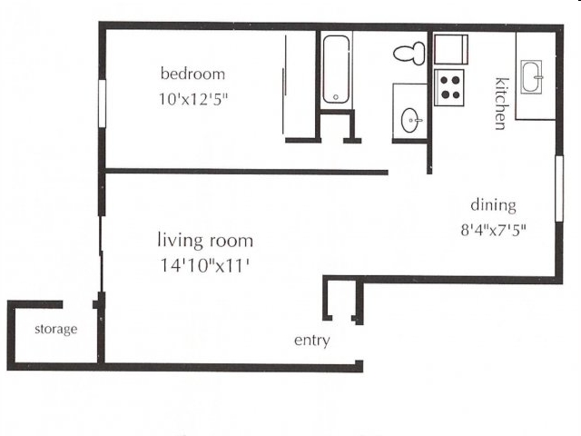 1BR/1BA - Tualatin View Apartments