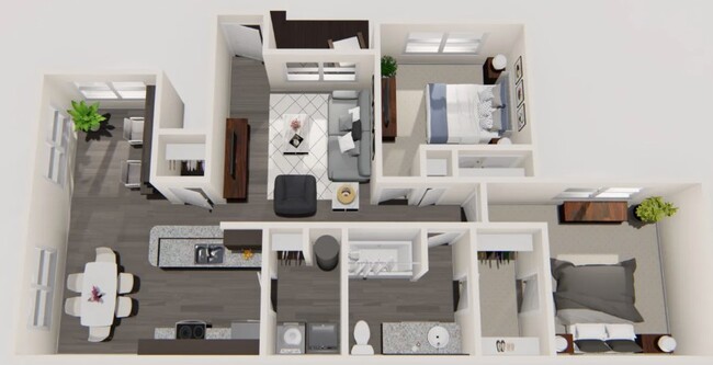 Floorplan - 2211 Grand Isle Apartments