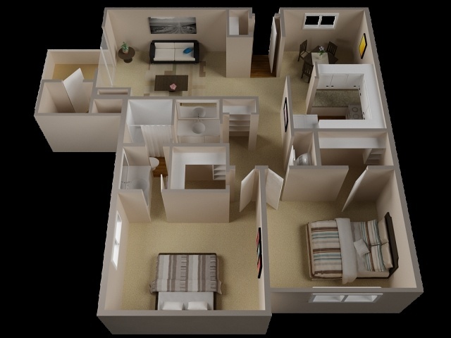 Floorplan - Stoneybrook Apartments