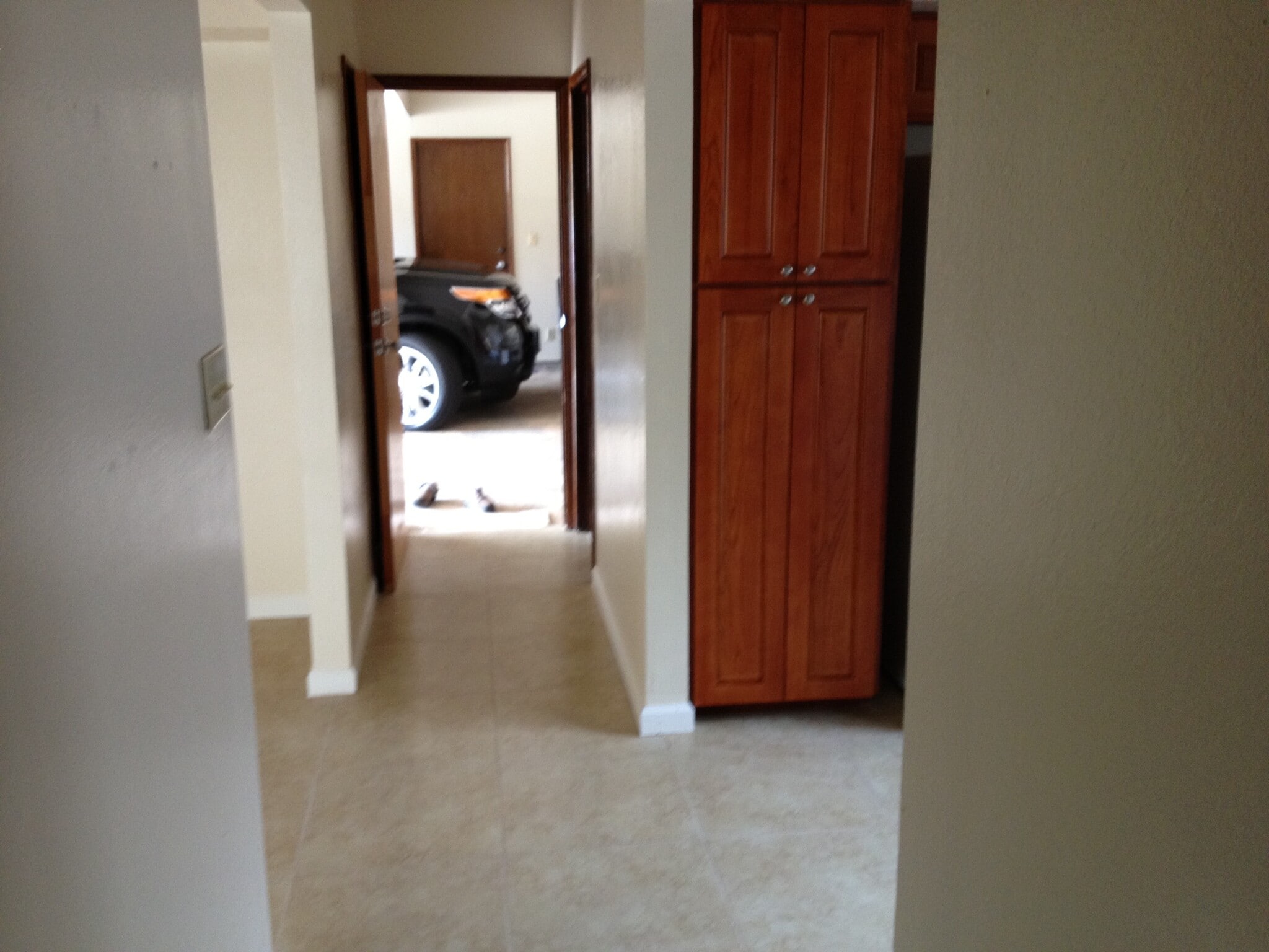 hallway to garage and parking - 1340 Ala Alii St