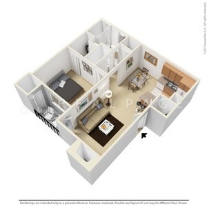1BR/1BA - The Savoy Apartments