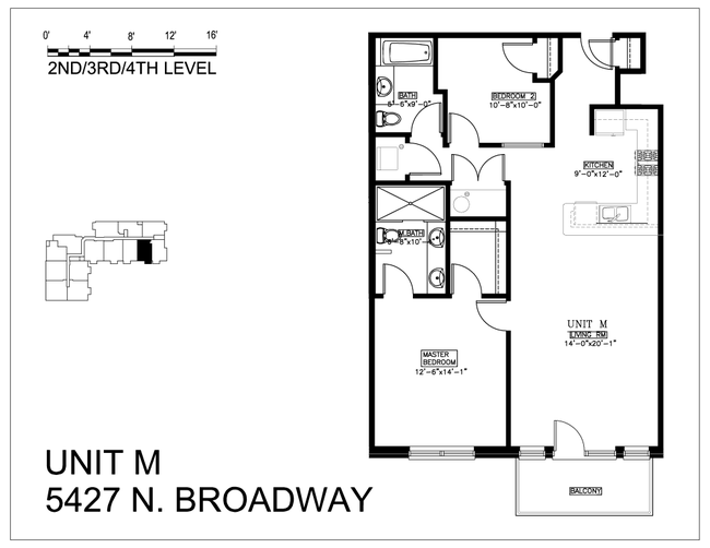 Floorplan - 5427 N Broadway