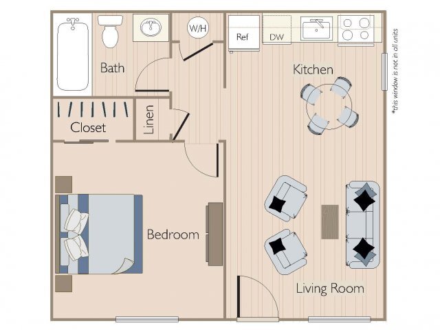 Floorplan - The Oaks Apartments