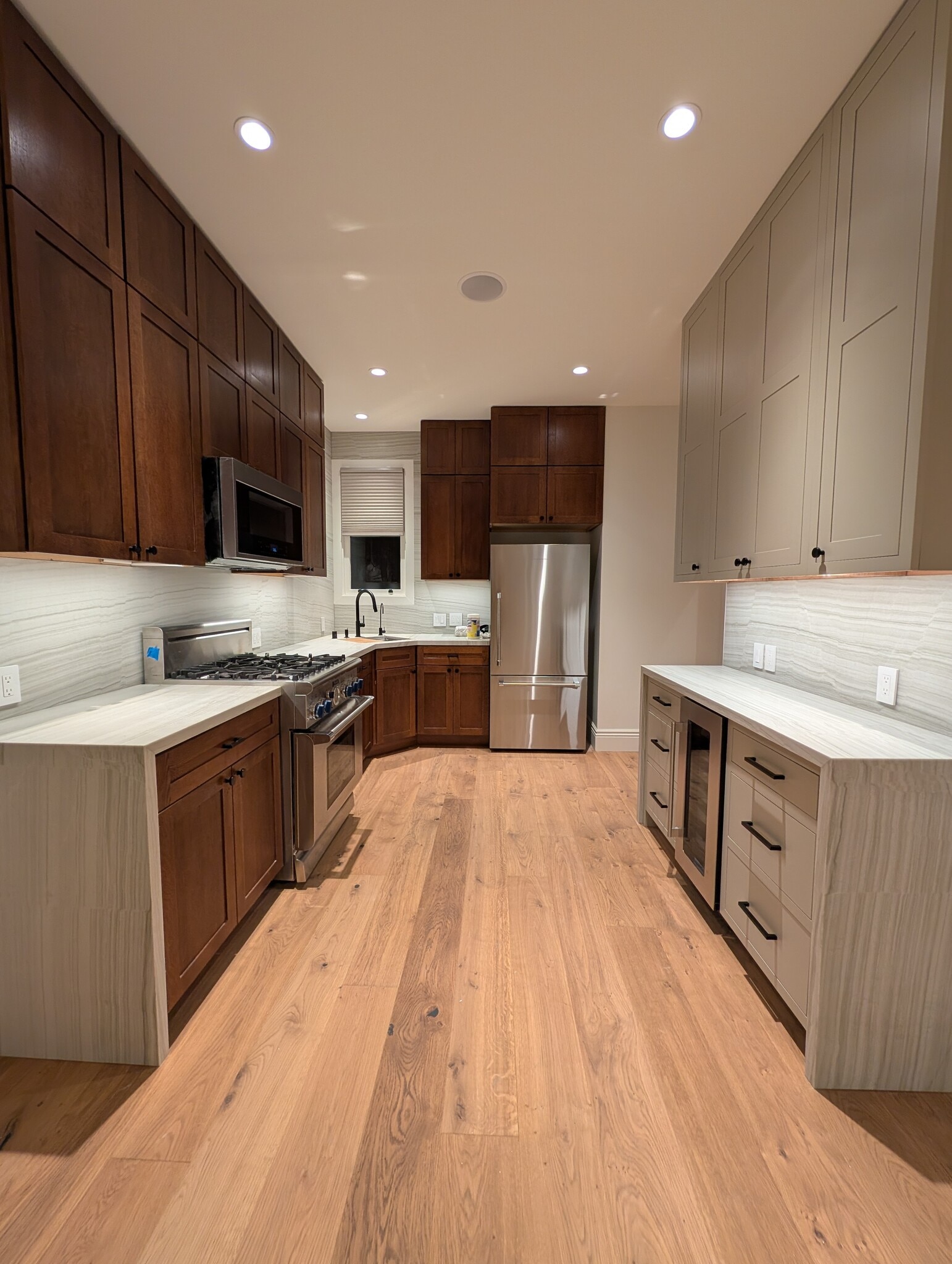 The Kitchen, viewed in full from the dining area. - 328 Lexington St