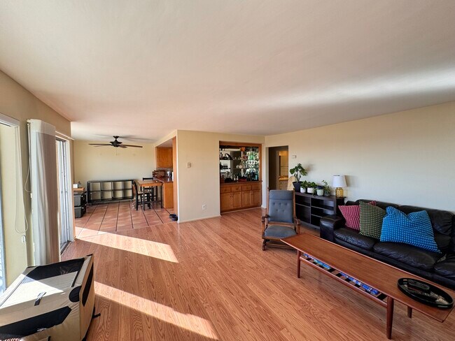 Living room with a wet bar - 2910 S Peck Ave
