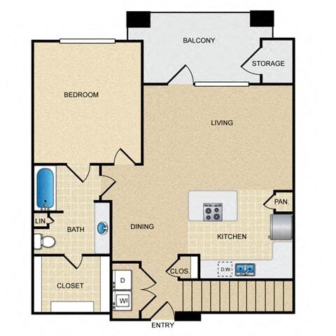 Floorplan - Ovation at Lewisville Apartment Homes