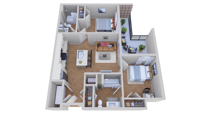 2x2 A Balcony - Noble 2500