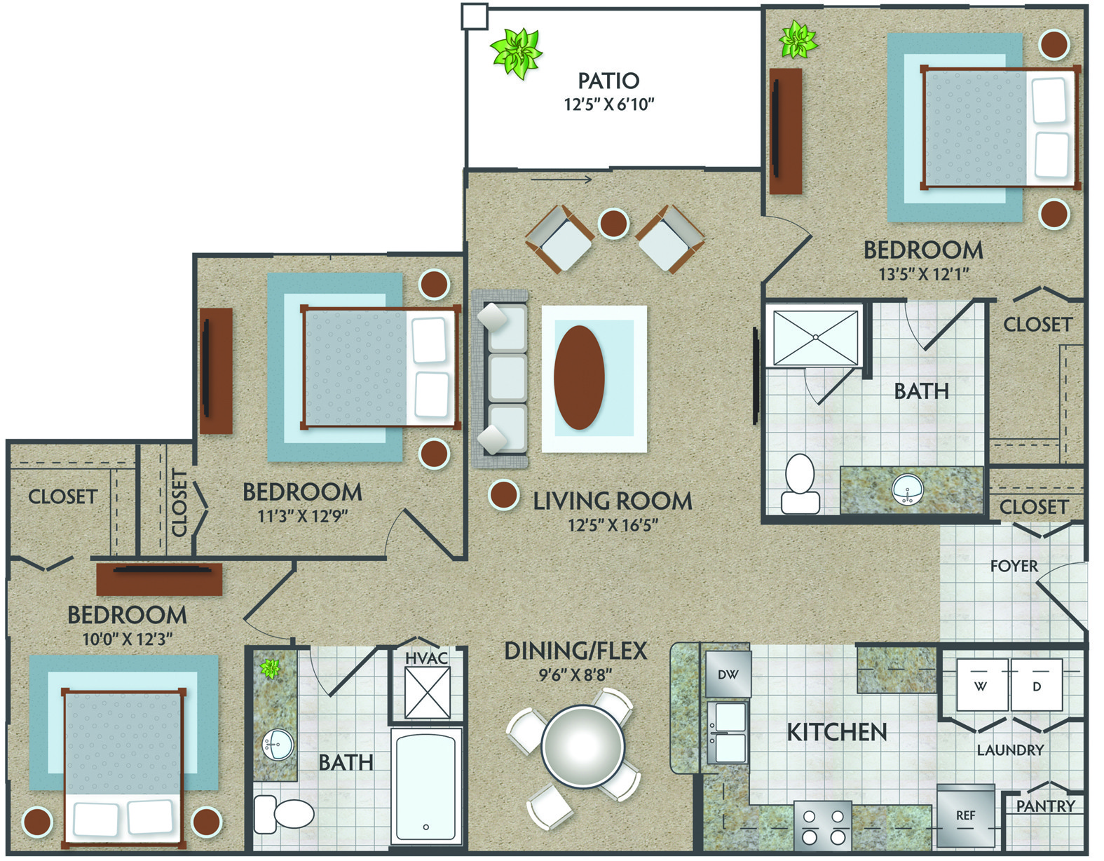 River Oaks - 2940 Shumard Oak Dr Woodbridge VA 22191 | Apartment Finder