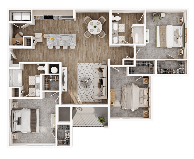 Floorplan - Argento at Three86