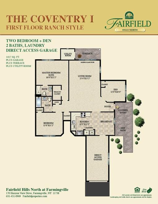 Floorplan - Fairfield Hills North At Farmingville