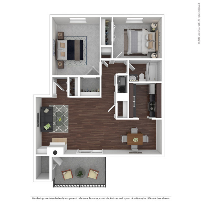 Floorplan - Woodbridge Apartments