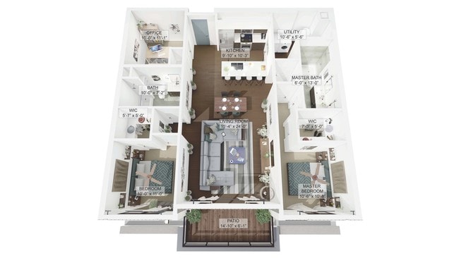 Floorplan - La Collina Living in Little Italy Cleveland