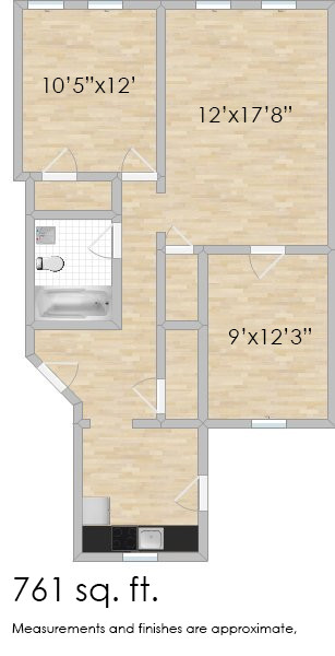 Floorplan - 225 Harrison St.