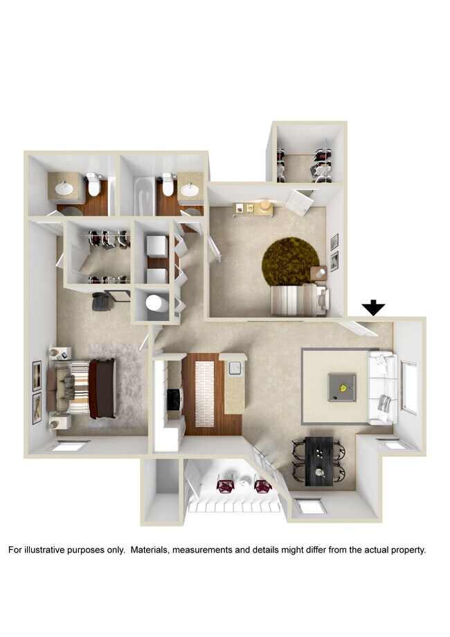 Floorplan - Polo Club Apartments