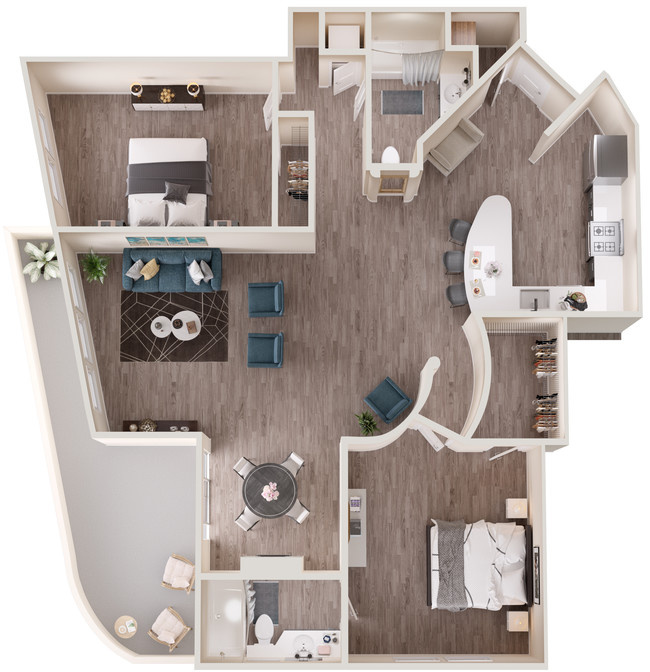 Floorplan - Via Sherman Oaks