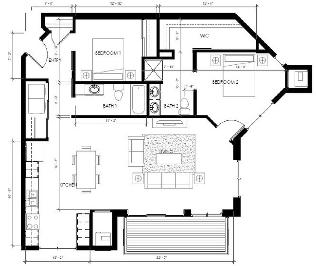 Floorplan - The Bridges Lofts