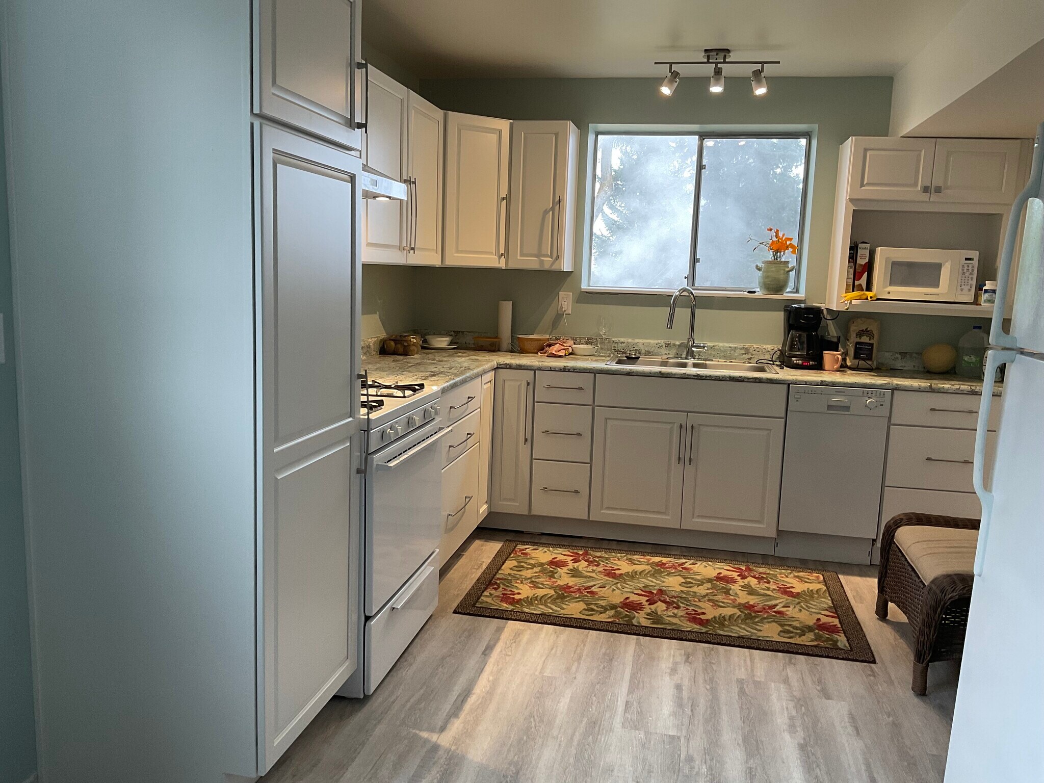 Fully equipped new kitchen , Dishwasher, Gas cooking, Large new Microwave/ Oven fan/ garbage disp. - 418 N Laguna St