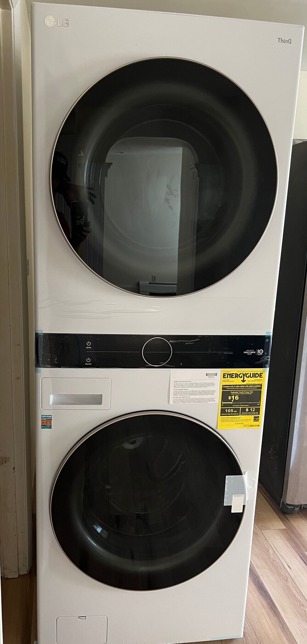 Washer and dryer in the unit - 109 W Hollis St