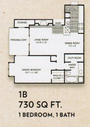Floorplan - Santa Fe Condo Apartments