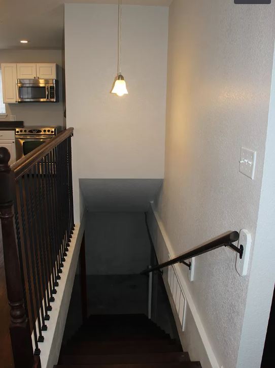 stairs to basement - 1622 S Whittle Ave