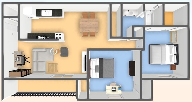 Floorplan - Solare Apartment Homes
