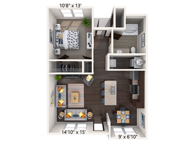 Floorplan - The Townhomes at Lake Park