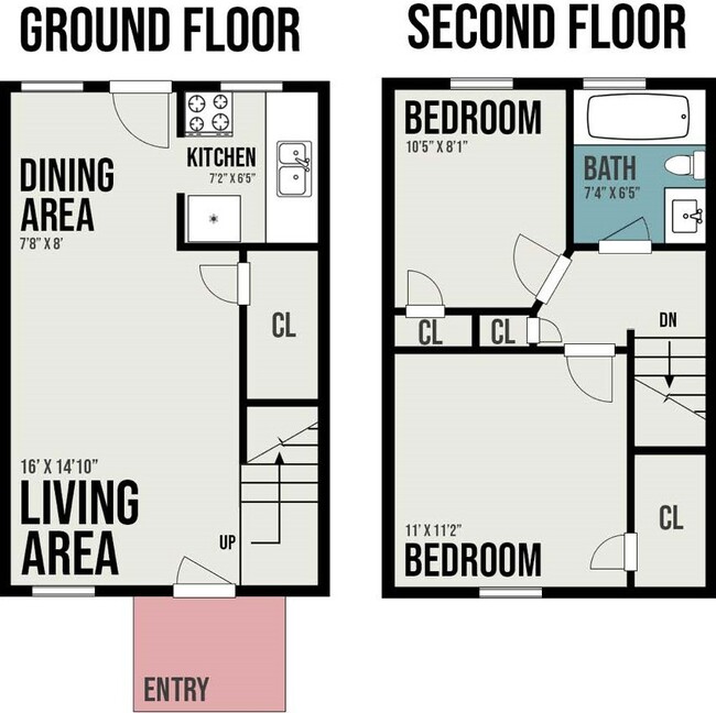 2 Bedroom Townhome - Nu Wesley