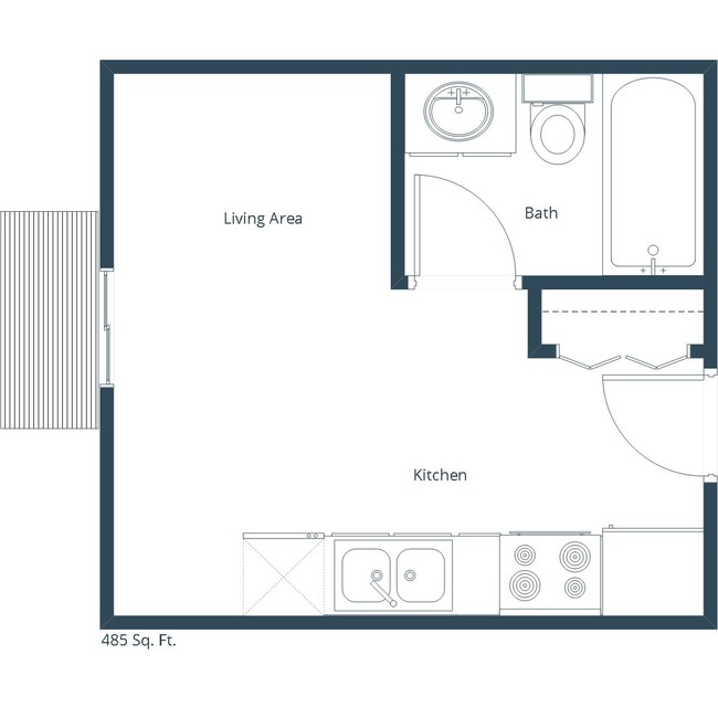 Floorplan - Parkside Apartments