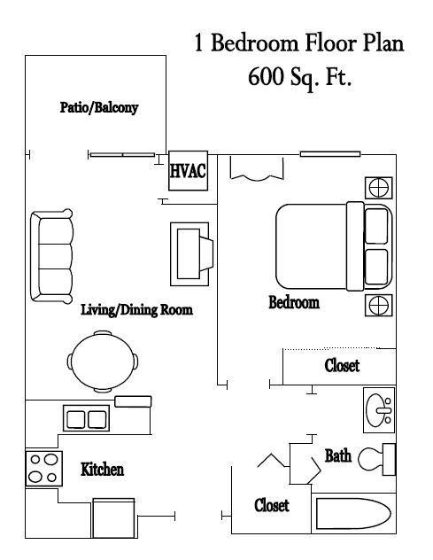 Floorplan - West Manor Senior Apartments