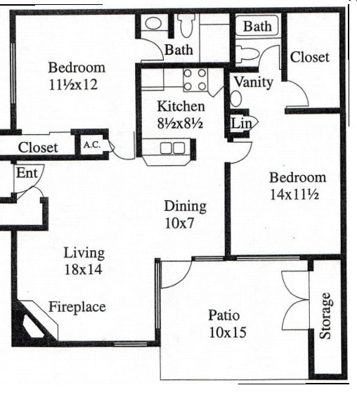 Floorplan - The Hills of Kerrville