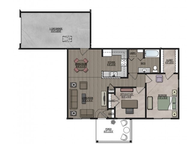 Floorplan - Flats at Greenway