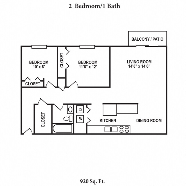 Floorplan - Concord Woods Apartments