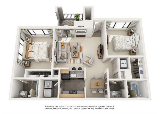 Floorplan - 1900 Rosemont